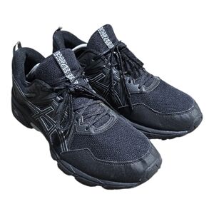 Asics Mens Gel Venture 8 1011B395 Black Running Shoes Sneakers Size 11.5